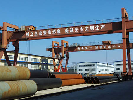 Steel plastic pipe