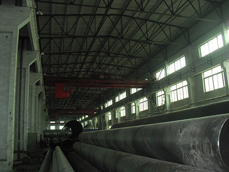 Steel plastic pipe