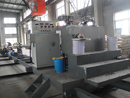 Steel plastic pipe