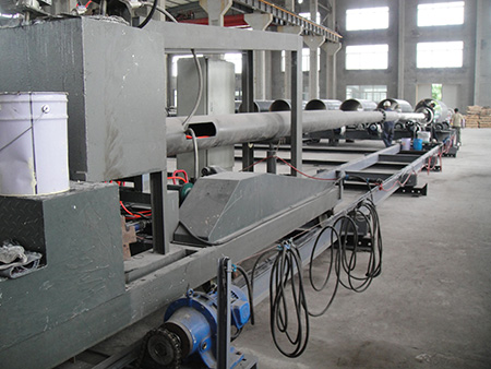 Steel plastic pipe